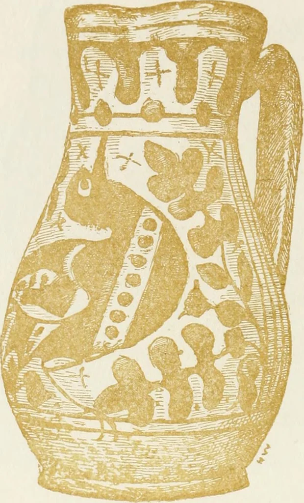 An illustration from Oak-leaf jars; a fifteenth century Italian ware showing Moresco influence, 1903, leaf 89