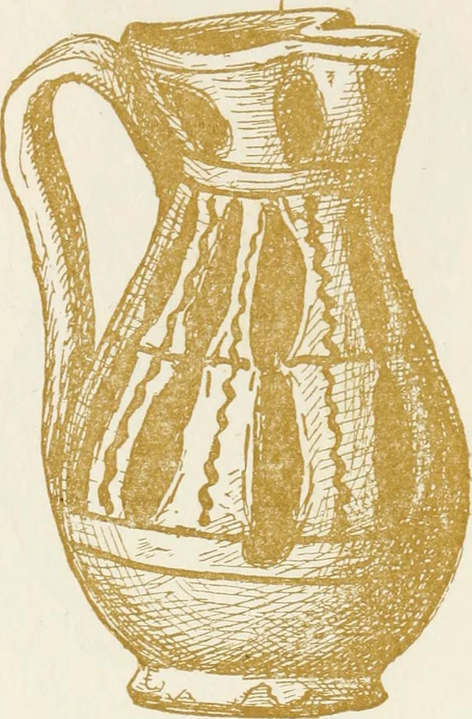 An illustration from Oak-leaf jars; a fifteenth century Italian ware showing Moresco influence, 1903, leaf 91