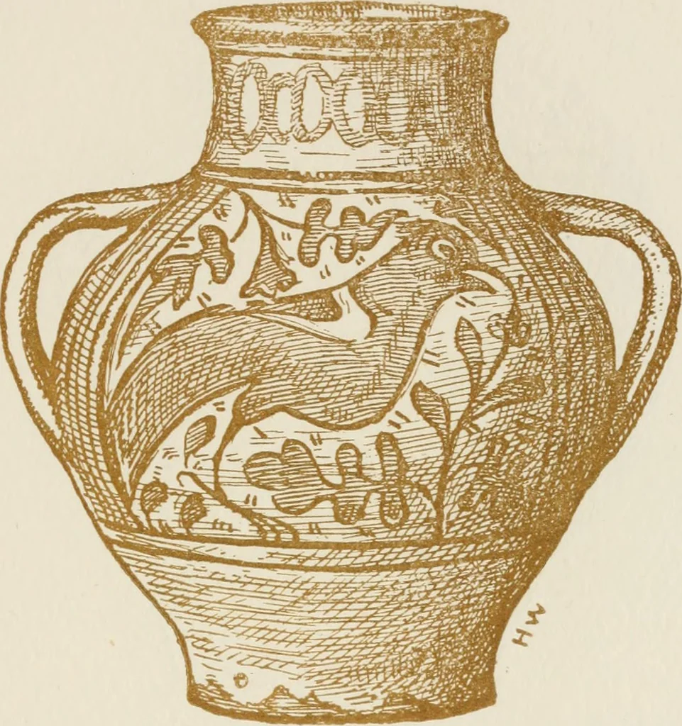 An illustration from Oak-leaf jars; a fifteenth century Italian ware showing Moresco influence, 1903, leaf 94