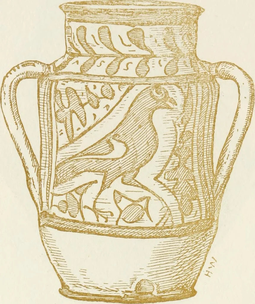 An illustration from Oak-leaf jars; a fifteenth century Italian ware showing Moresco influence, 1903, leaf 95