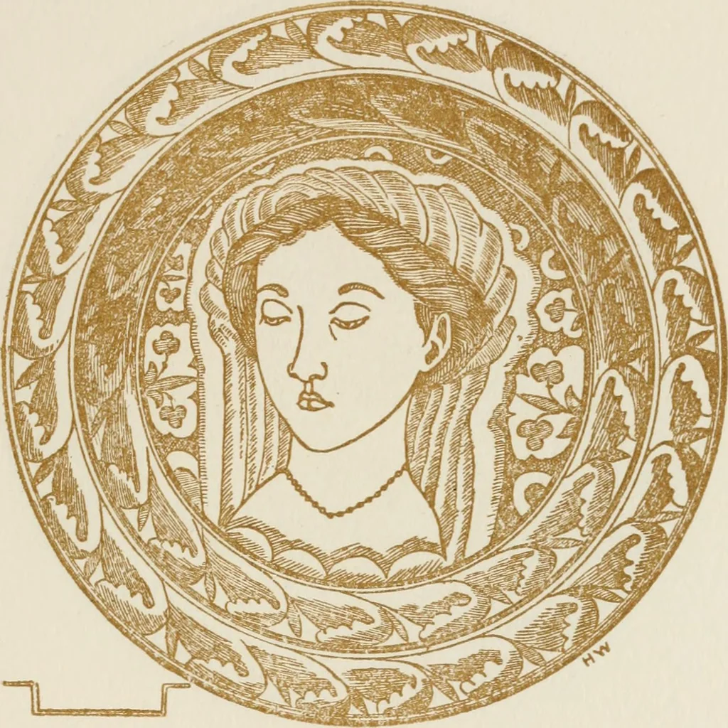 An illustration from Oak-leaf jars; a fifteenth century Italian ware showing Moresco influence, 1903, leaf 98