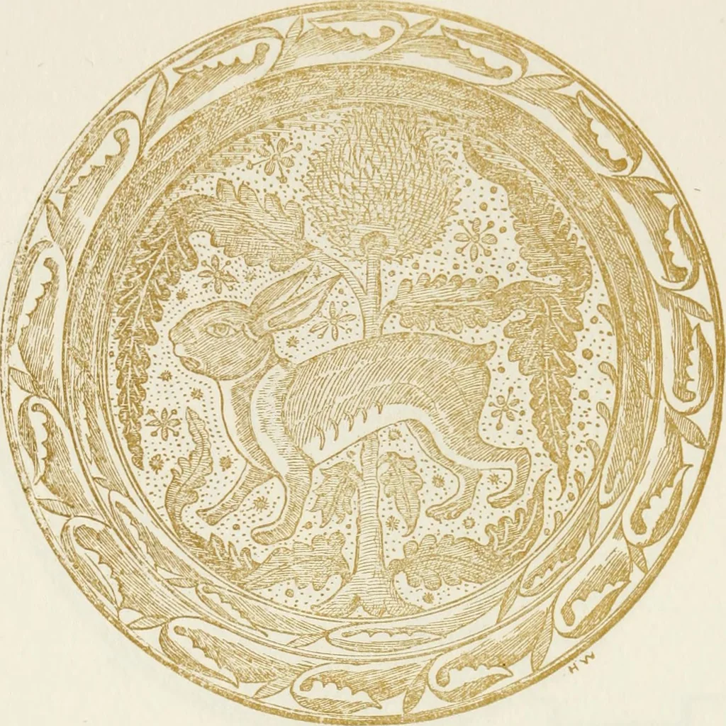 An illustration from Oak-leaf jars; a fifteenth century Italian ware showing Moresco influence, 1903, leaf 99