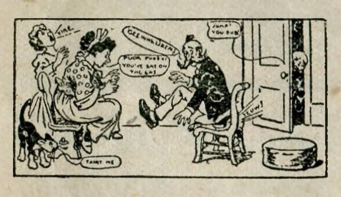 An illustration from Oaks Latest Tricks, Catalogue No. 21, Puzzles, Novelties, Sensational Escapes, And Illusions, 1913, leaf 13