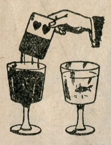 An illustration from Oaks Latest Tricks, Catalogue No. 21, Puzzles, Novelties, Sensational Escapes, And Illusions, 1913, leaf 30