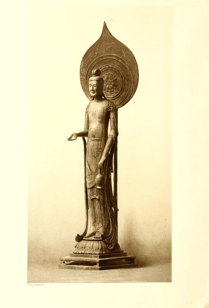 An illustration from Objects d'art et peintures du Japon et de la Chine : provenant de la collection Suminokura de kioto, 1907, leaf 12