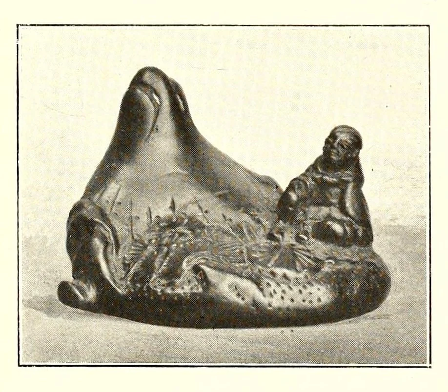 An illustration from Objects d'art et peintures du Japon et de la Chine : provenant de la collection Suminokura de kioto, 1907, leaf 133