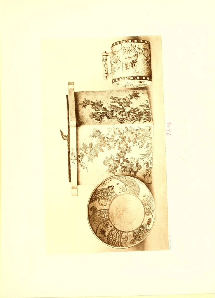 An illustration from Objets d'art Japonais et Chinois peintures, estampes : composant la collection des Goncourt, 1897, leaf 101