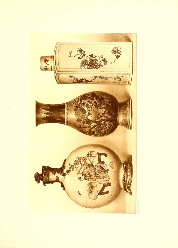 An illustration from Objets d'art Japonais et Chinois peintures, estampes : composant la collection des Goncourt, 1897, leaf 25