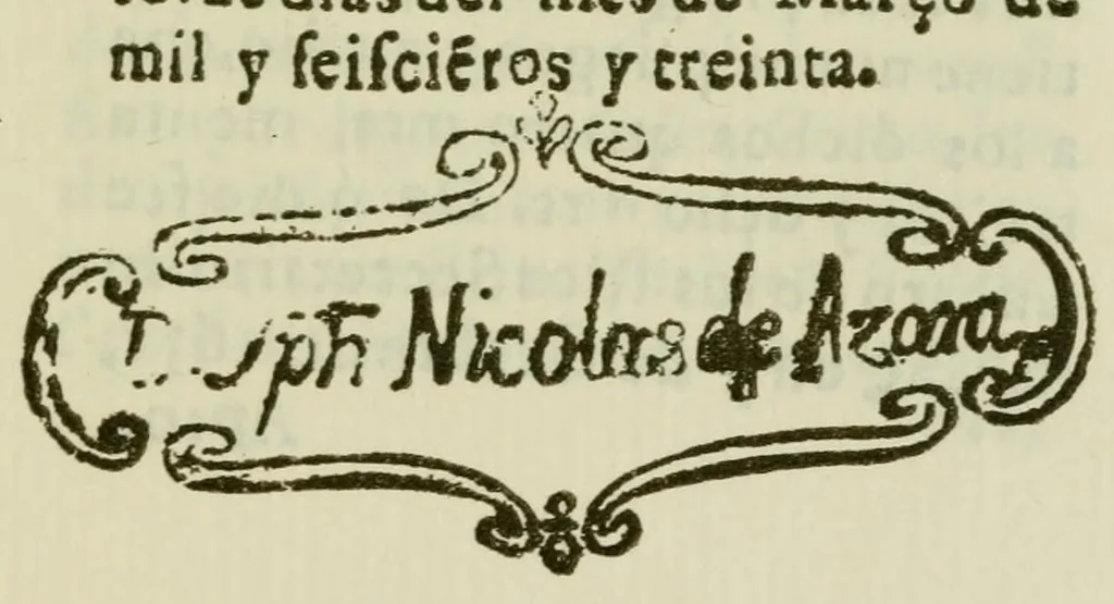 An illustration from Obras del bachiller Francisco de la Torre. Dalas a la impression D. Francisco de Queuedo Villegas Cauallero de la Orden de Santiago. Ilvstralas con el nóbre, y la proctecció del Excelentissimo Señor Ramiro Félipe de Guzman, Duque de Medina de las Torres, Marques de Toral, & C. Con privilegio, 1631, leaf 13