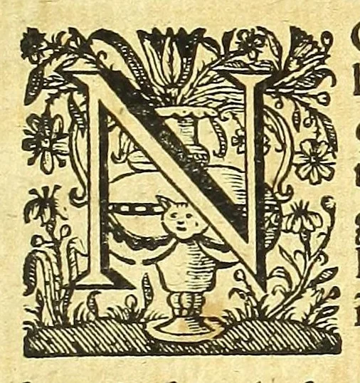 An illustration from Obras de Lorenzo Gracian, divididas en dos tomos, en el primero contiene El criticòn, tratando en la primera parte de la niñez, y juuentud: en la segunda de la varonil edad: y en la tercera de la vejez. El discreto. El politico Fernando el Catholico. El heroe. En el segvndo, La agudeza y arte de ingenio. Oraculo manual y arte de prudencia. En el fin añadimos El comulgatorio de varias meditaciones de la sagrada comunion, 1669, leaf 289