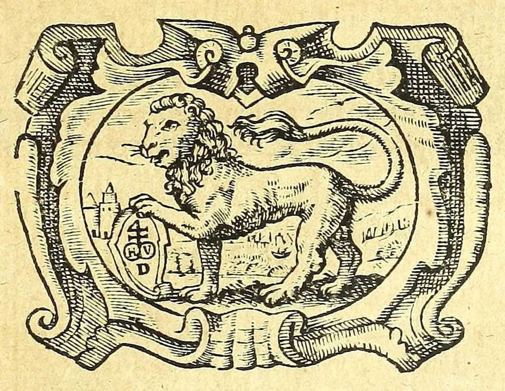 An illustration from Obras de Lorenzo Gracian, divididas en dos tomos, en el primero contiene El criticòn, tratando en la primera parte de la niñez, y juuentud: en la segunda de la varonil edad: y en la tercera de la vejez. El discreto. El politico Fernando el Catholico. El heroe. En el segvndo, La agudeza y arte de ingenio. Oraculo manual y arte de prudencia. En el fin añadimos El comulgatorio de varias meditaciones de la sagrada comunion, 1669, leaf 561