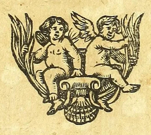 An illustration from Obras de Lorenzo Gracian, divididas en dos tomos, en el primero contiene El criticòn, tratando en la primera parte de la niñez, y juuentud: en la segunda de la varonil edad: y en la tercera de la vejez. El discreto. El politico Fernando el Catholico. El heroe. En el segvndo, La agudeza y arte de ingenio. Oraculo manual y arte de prudencia. En el fin añadimos El comulgatorio de varias meditaciones de la sagrada comunion, 1669, leaf 453