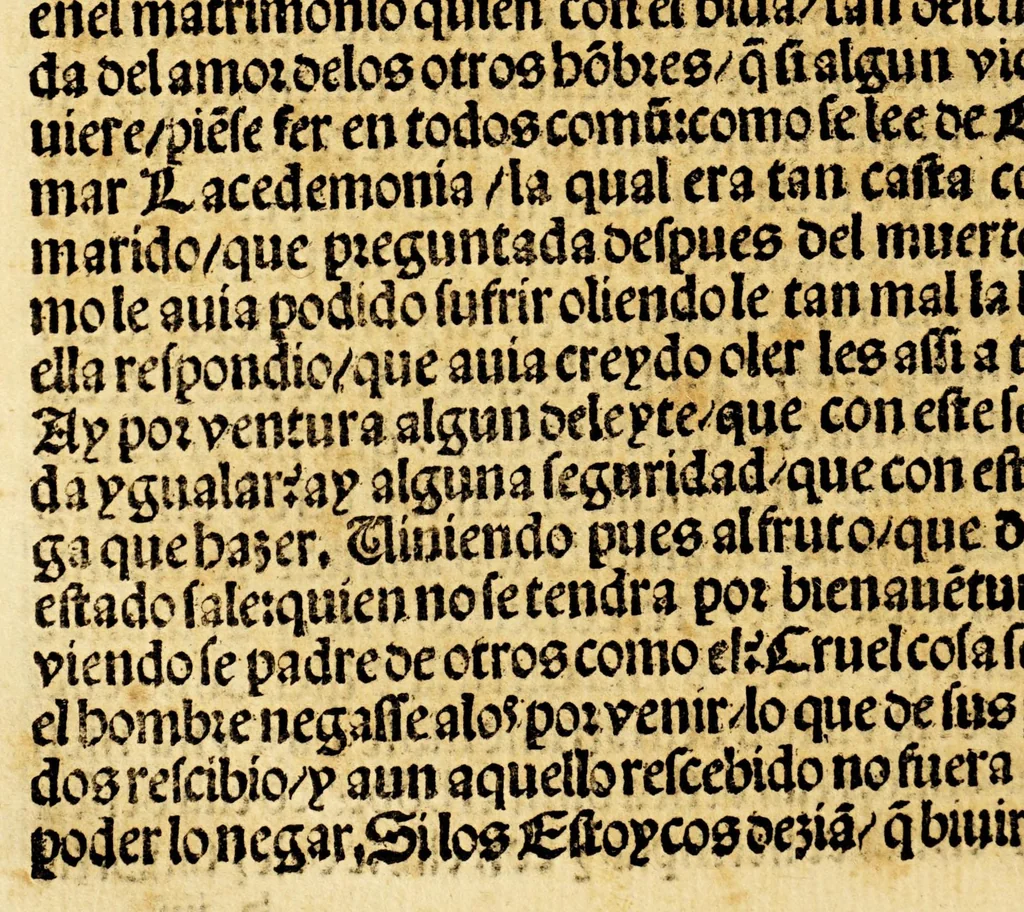An illustration from Obras q[ue] Francisco Ceruantes de Salazar, ha hecho, glosado, y traduzido, 1546, leaf 152