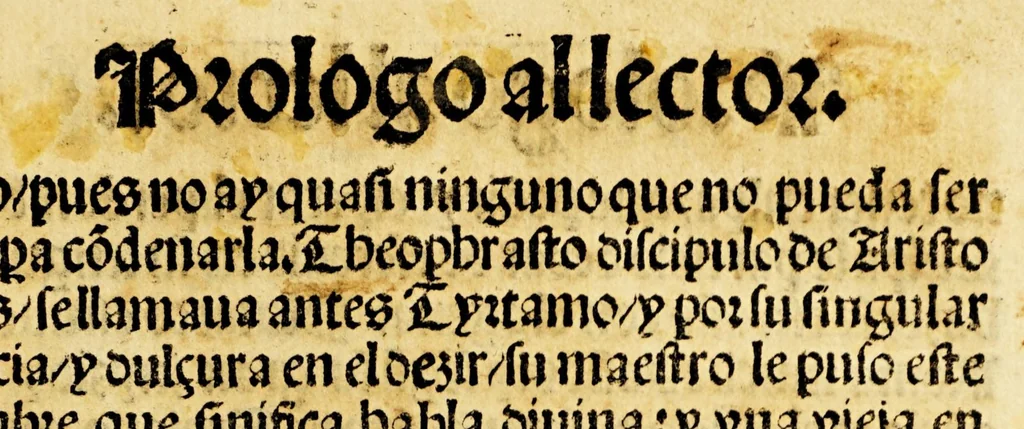 An illustration from Obras q[ue] Francisco Ceruantes de Salazar, ha hecho, glosado, y traduzido, 1546, leaf 17