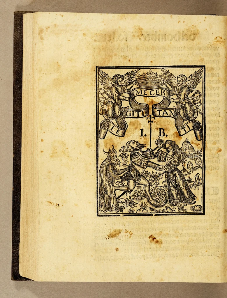 An illustration from Obras q[ue] Francisco Ceruantes de Salazar, ha hecho, glosado, y traduzido, 1546, leaf 192