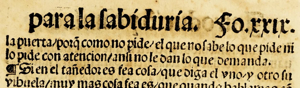 An illustration from Obras q[ue] Francisco Ceruantes de Salazar, ha hecho, glosado, y traduzido, 1546, leaf 413