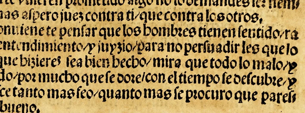 An illustration from Obras q[ue] Francisco Ceruantes de Salazar, ha hecho, glosado, y traduzido, 1546, leaf 443
