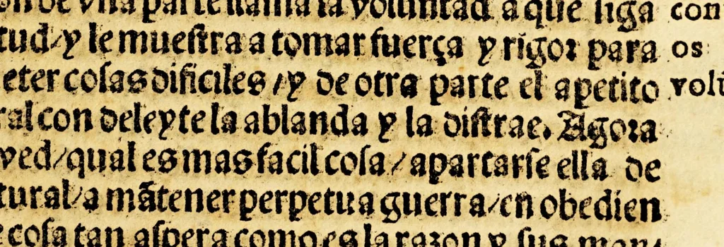An illustration from Obras q[ue] Francisco Ceruantes de Salazar, ha hecho, glosado, y traduzido, 1546, leaf 45