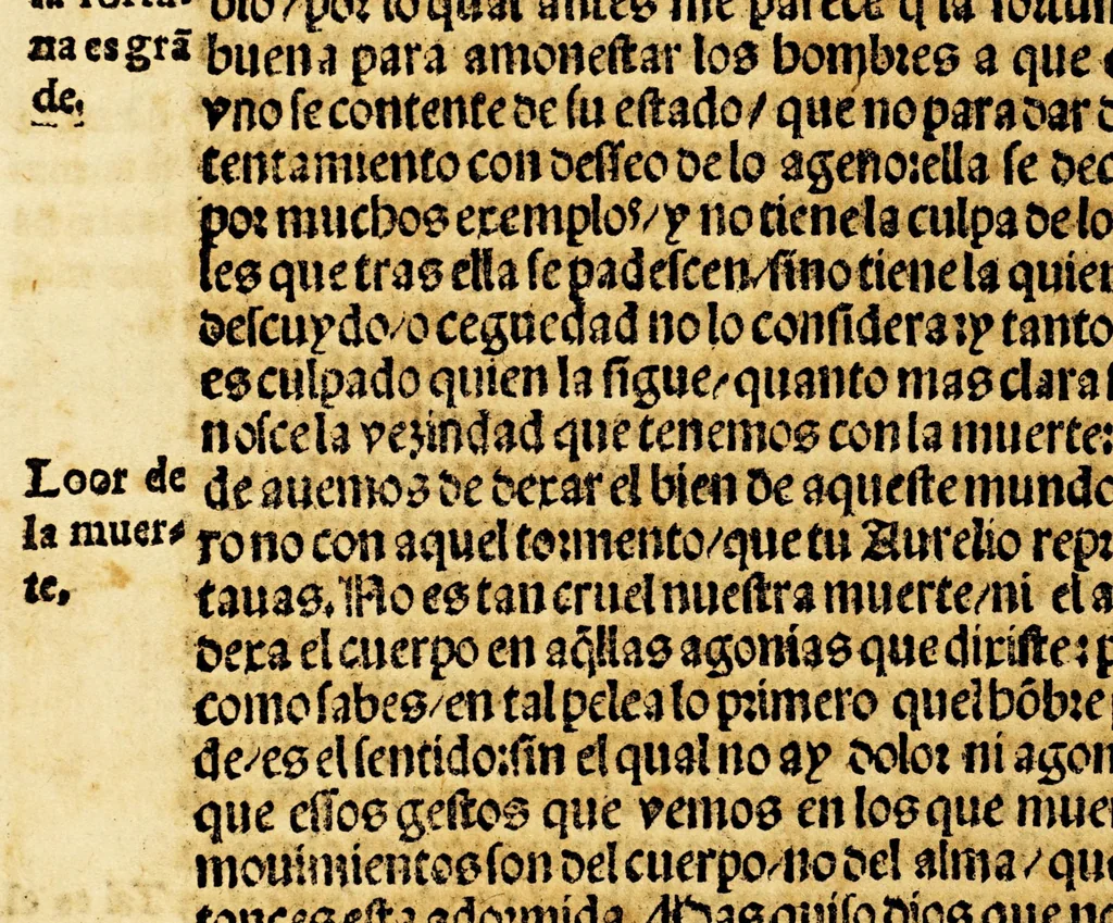 An illustration from Obras q[ue] Francisco Ceruantes de Salazar, ha hecho, glosado, y traduzido, 1546, leaf 74
