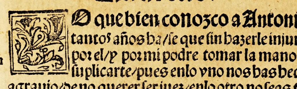 An illustration from Obras q[ue] Francisco Ceruantes de Salazar, ha hecho, glosado, y traduzido, 1546, leaf 84