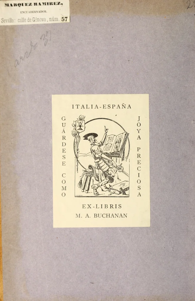 An illustration from Obras varias, 1651, leaf 1