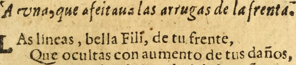 An illustration from Obras varias, 1651, leaf 258