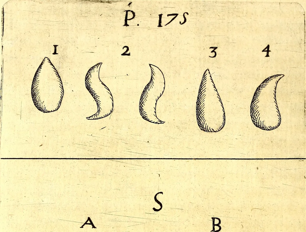 An illustration from Obseruationes circa viuentia, quæ in rebus non viuentibus reperiuntur : Cum micrographia curiosa siue Rerum minutissimarum obseruationibus, quæ ope microscopij recognitæ ad viuum exprimuntur : his accesserunt aliquot animalium testaceorum icones non antea in lucem editæ : omnia curiosorum naturæ exploratorum vtilitati & iucunditati expressa & oblata, 1691, leaf 217