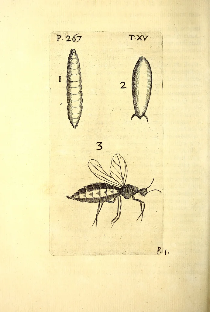 An illustration from Obseruationes circa viuentia, quæ in rebus non viuentibus reperiuntur : Cum micrographia curiosa siue Rerum minutissimarum obseruationibus, quæ ope microscopij recognitæ ad viuum exprimuntur : his accesserunt aliquot animalium testaceorum icones non antea in lucem editæ : omnia curiosorum naturæ exploratorum vtilitati & iucunditati expressa & oblata, 1691, leaf 319