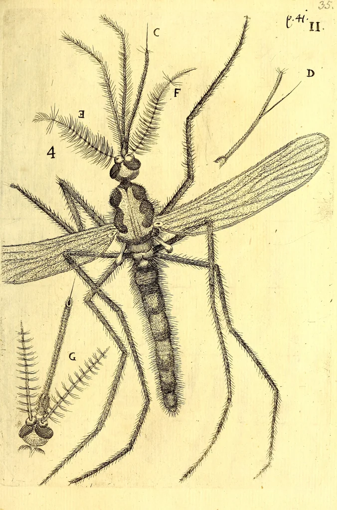 An illustration from Obseruationes circa viuentia, quæ in rebus non viuentibus reperiuntur : Cum micrographia curiosa siue Rerum minutissimarum obseruationibus, quæ ope microscopij recognitæ ad viuum exprimuntur : his accesserunt aliquot animalium testaceorum icones non antea in lucem editæ : omnia curiosorum naturæ exploratorum vtilitati & iucunditati expressa & oblata, 1691, leaf 548