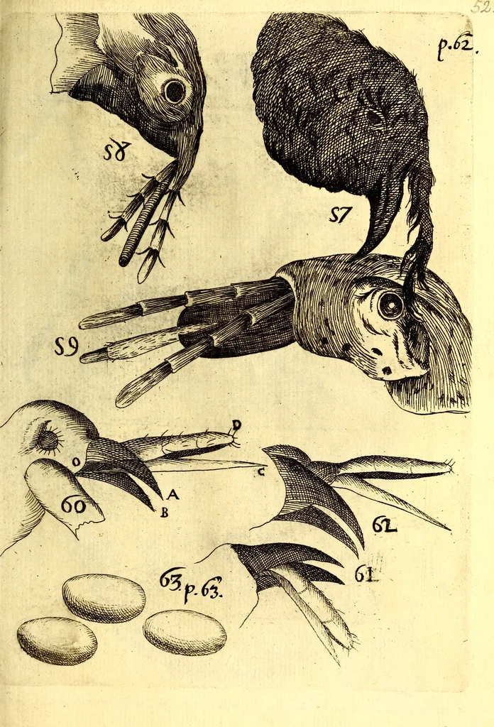 An illustration from Obseruationes circa viuentia, quæ in rebus non viuentibus reperiuntur : Cum micrographia curiosa siue Rerum minutissimarum obseruationibus, quæ ope microscopij recognitæ ad viuum exprimuntur : his accesserunt aliquot animalium testaceorum icones non antea in lucem editæ : omnia curiosorum naturæ exploratorum vtilitati & iucunditati expressa & oblata, 1691, leaf 590