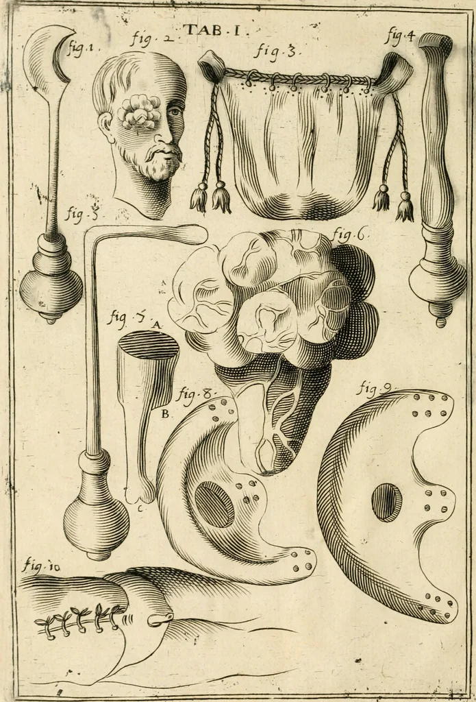 An illustration from Observations chirvrgiqves, 1669, leaf 25