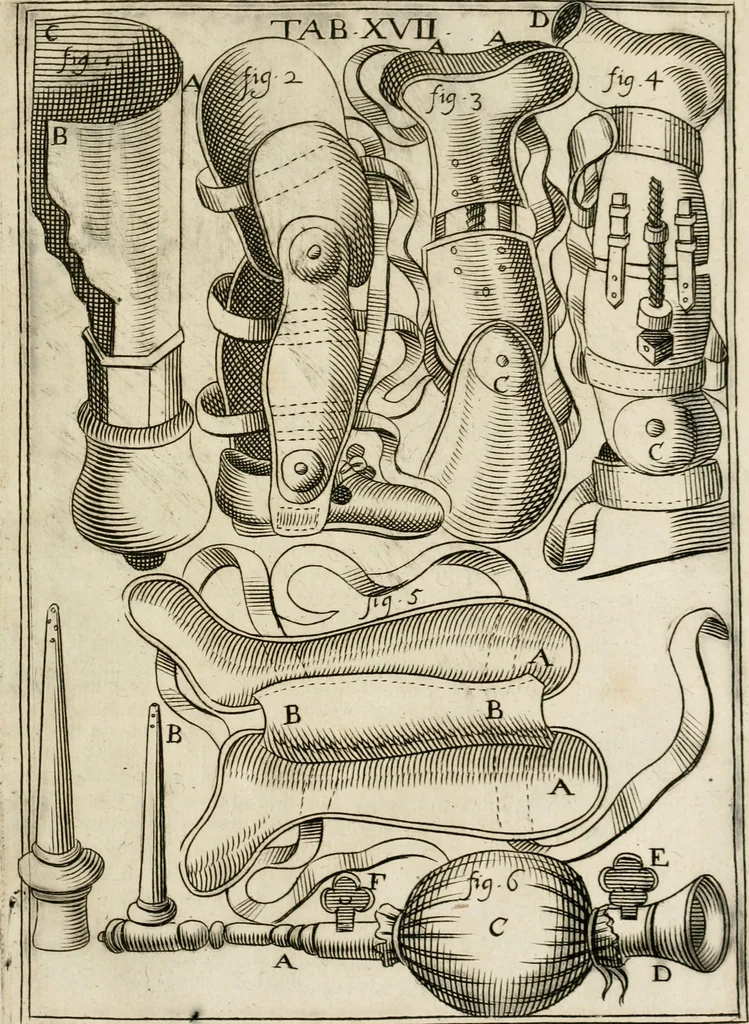 An illustration from Observations chirvrgiqves, 1669, leaf 56
