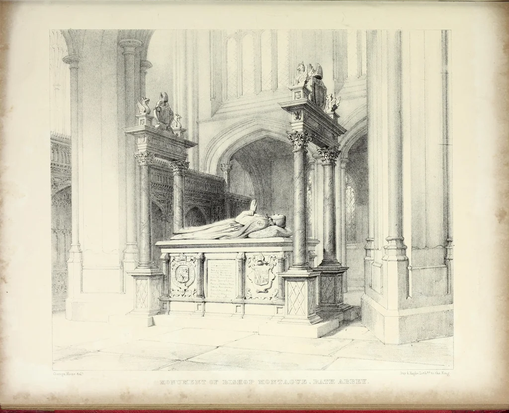 An illustration from Observations on the architecture of England during the reigns of Queen Elizabeth and King James I. & c. & c, 1837, leaf 100