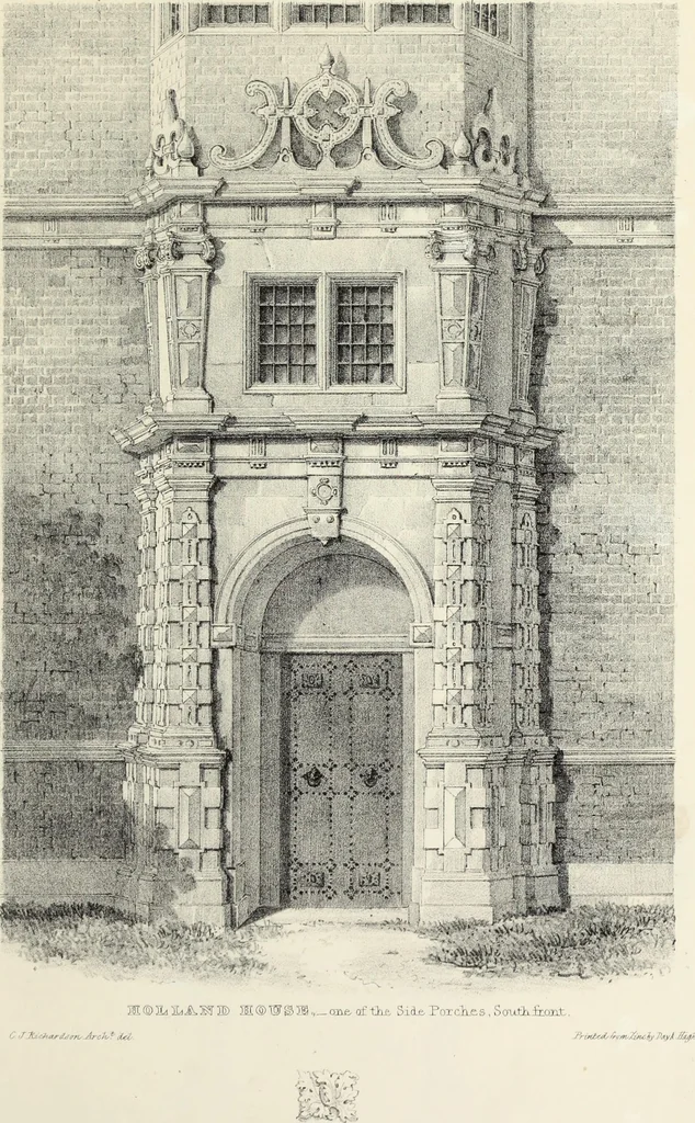 An illustration from Observations on the architecture of England during the reigns of Queen Elizabeth and King James I. & c. & c, 1837, leaf 138