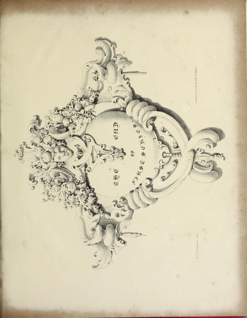 An illustration from Observations on the architecture of England during the reigns of Queen Elizabeth and King James I. & c. & c, 1837, leaf 146