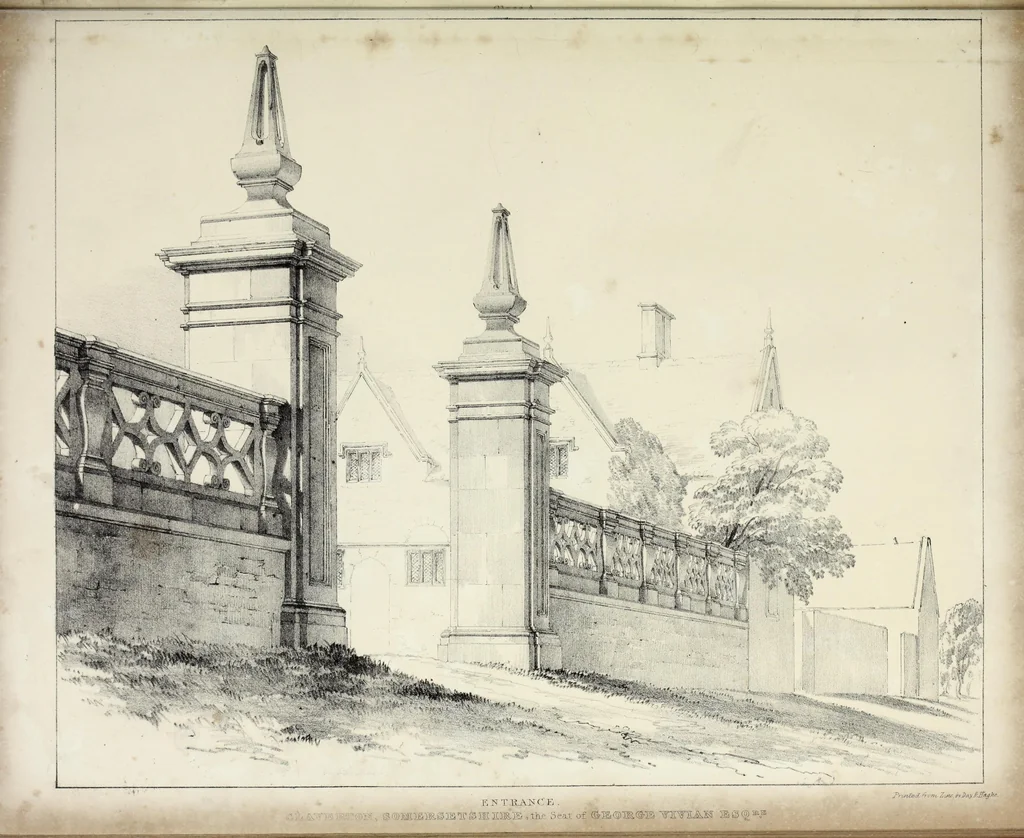 An illustration from Observations on the architecture of England during the reigns of Queen Elizabeth and King James I. & c. & c, 1837, leaf 50