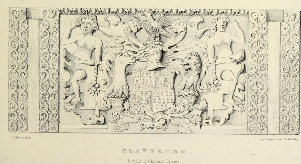 An illustration from Observations on the architecture of England during the reigns of Queen Elizabeth and King James I. & c. & c, 1837, leaf 72