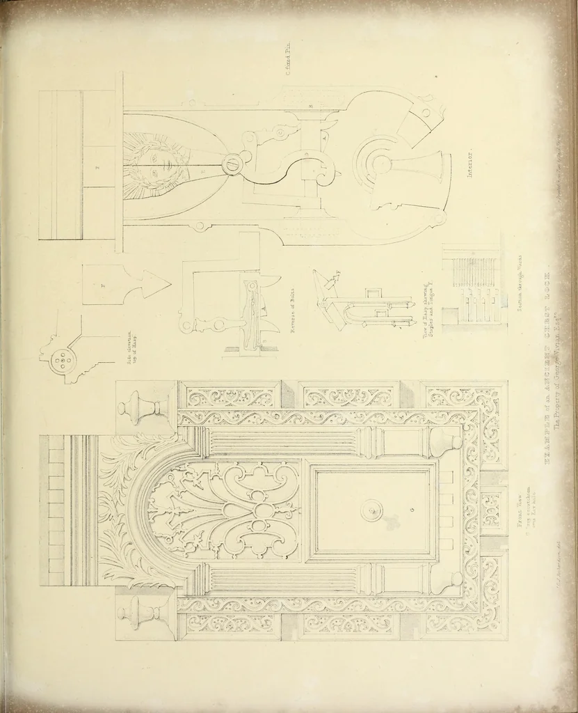 An illustration from Observations on the architecture of England during the reigns of Queen Elizabeth and King James I. & c. & c, 1837, leaf 82