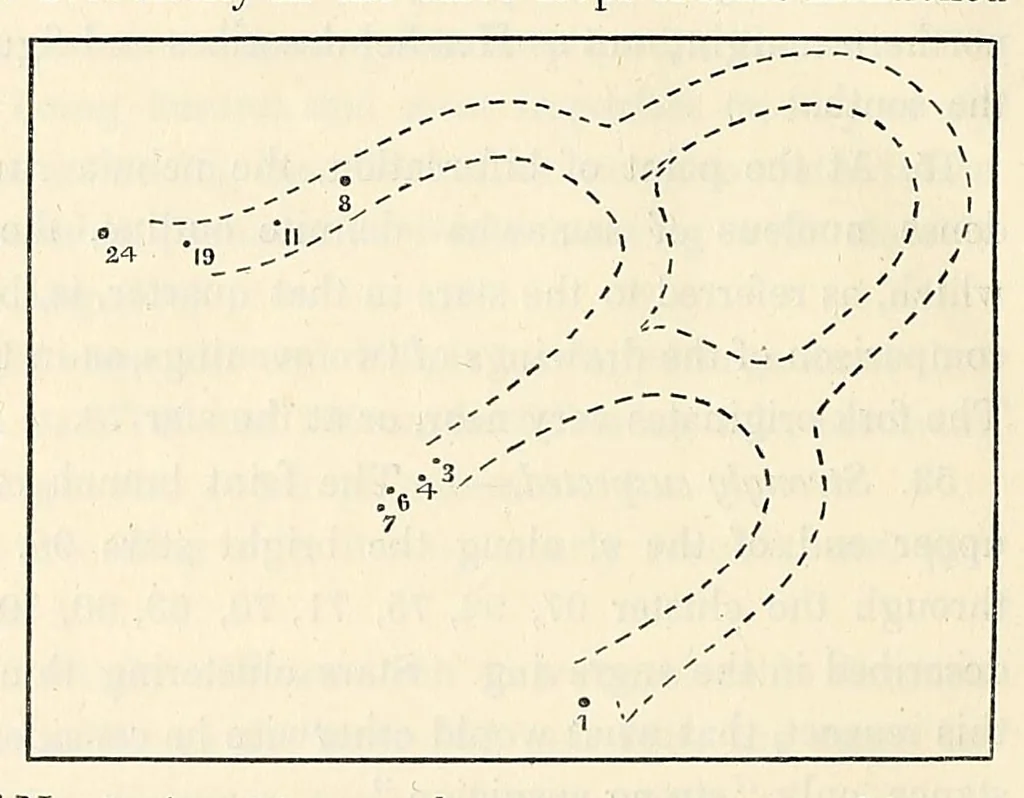 An illustration from Observations on nebulae with a fourteen feet reflector : made by H.L. Smith and E.P. Mason, during the year 1839, 1841, leaf 44