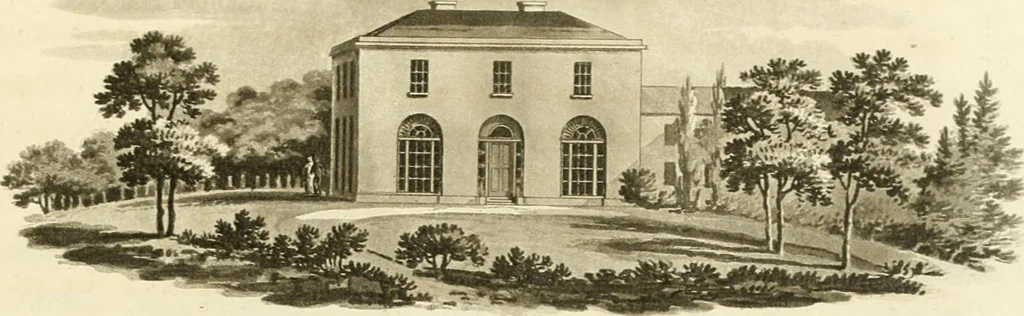 An illustration from Observations on the theory and practice of landscape gardening : including some remarks on Grecian and Gothic architecture, collected from various manuscripts, in the possession of the different noblemen and gentlemen, for whose use they were originally written : the whole tending to establish fixed principles in the respective arts, 1805, leaf 268