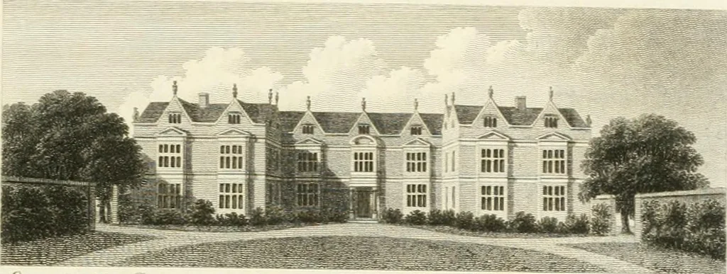 An illustration from Observations on the theory and practice of landscape gardening : including some remarks on Grecian and Gothic architecture, collected from various manuscripts, in the possession of the different noblemen and gentlemen, for whose use they were originally written : the whole tending to establish fixed principles in the respective arts, 1805, leaf 272