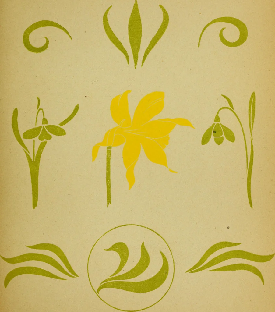 An illustration from Observations and suggestions on brushwork and colour study, 1906, leaf 124