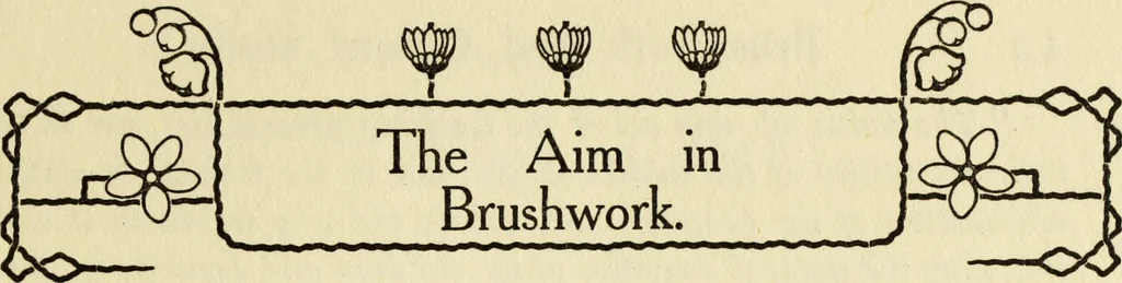 An illustration from Observations and suggestions on brushwork and colour study, 1906, leaf 14
