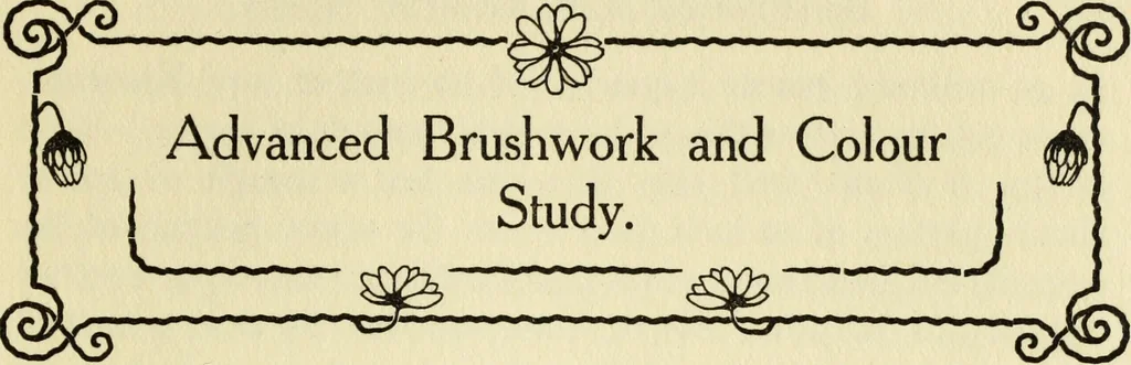 An illustration from Observations and suggestions on brushwork and colour study, 1906, leaf 42