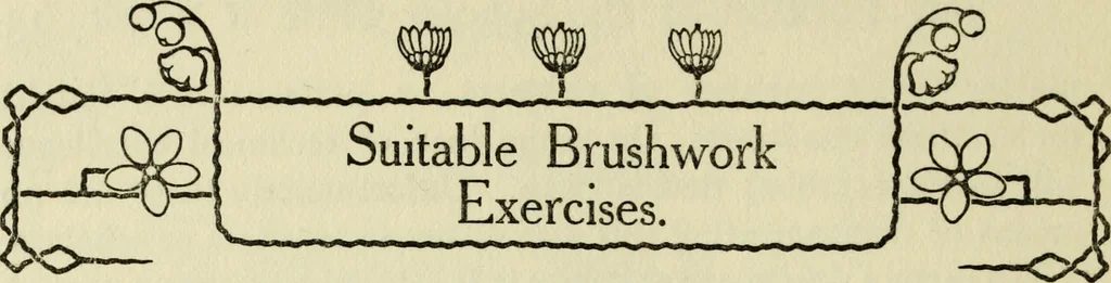 An illustration from Observations and suggestions on brushwork and colour study, 1906, leaf 69