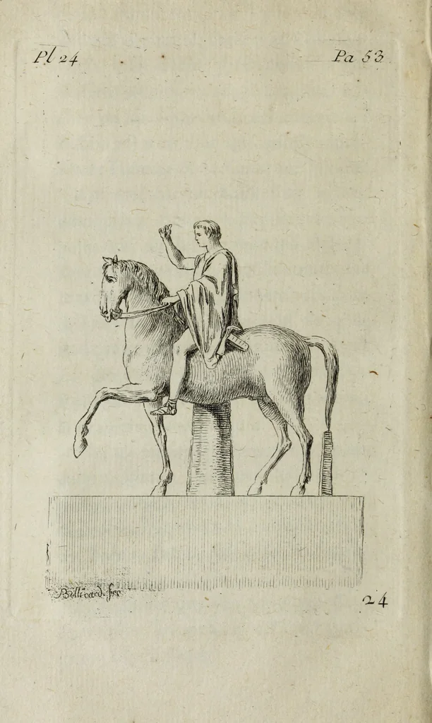 An illustration from Observations sur les antiquités de la ville d'Herculanum : avec quelques réflexions sur la peinture & la sculpture des anciens & une courte description de quelques antiquités des environs de Naples, 1754, leaf 123