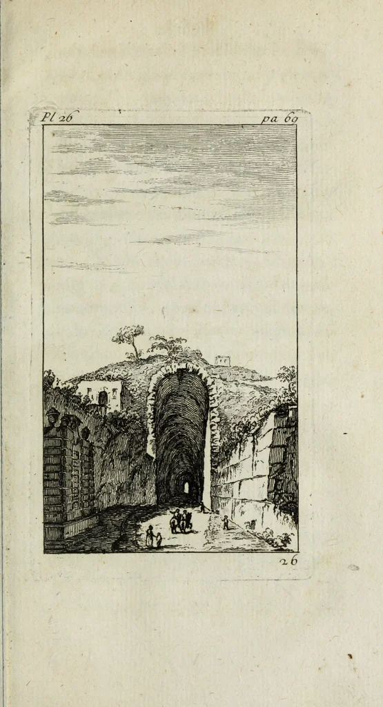 An illustration from Observations sur les antiquités de la ville d'Herculanum : avec quelques réflexions sur la peinture & la sculpture des anciens & une courte description de quelques antiquités des environs de Naples, 1754, leaf 144