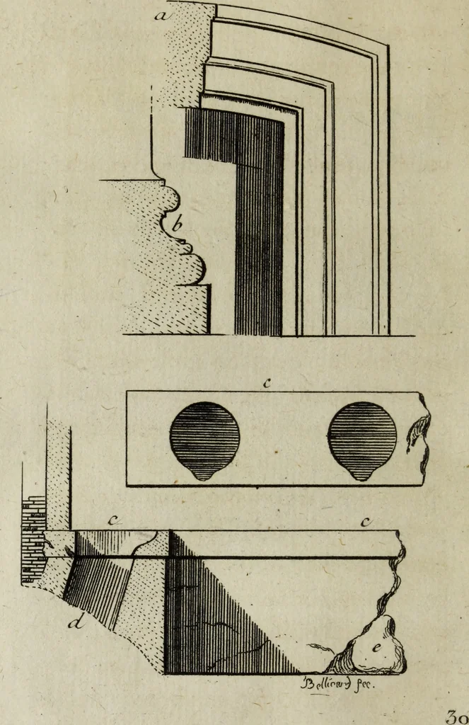 An illustration from Observations sur les antiquités de la ville d'Herculanum : avec quelques réflexions sur la peinture & la sculpture des anciens & une courte description de quelques antiquités des environs de Naples, 1754, leaf 157