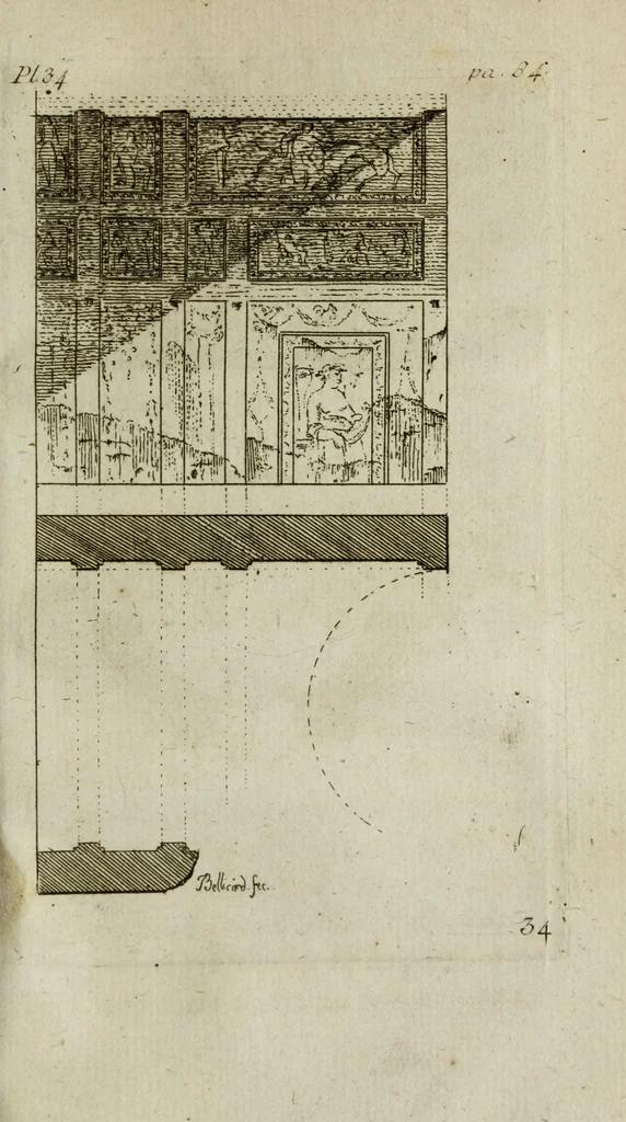 An illustration from Observations sur les antiquités de la ville d'Herculanum : avec quelques réflexions sur la peinture & la sculpture des anciens & une courte description de quelques antiquités des environs de Naples, 1754, leaf 170