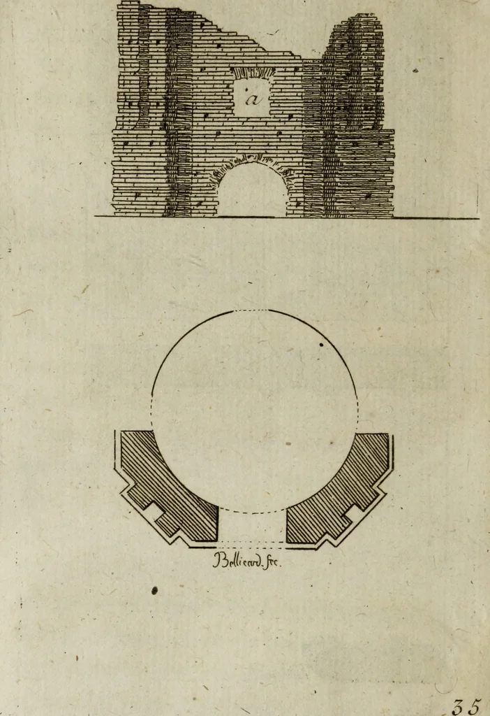 An illustration from Observations sur les antiquités de la ville d'Herculanum : avec quelques réflexions sur la peinture & la sculpture des anciens & une courte description de quelques antiquités des environs de Naples, 1754, leaf 171